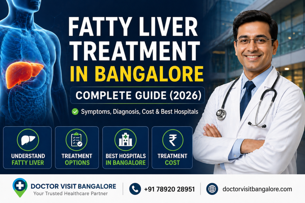 Fatty liver treatment in Bangalore complete guide 2026 including symptoms diagnosis treatment options cost and best hospitals in Bangalore for liver care