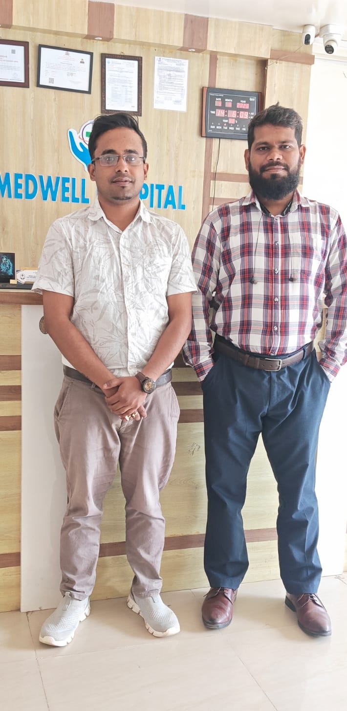 Arman Ali — Doctor Visit Bangalore at Medwell Hospital Bangalore Doctor Visit Bangalore founder Arman Ali at Medwell Hospital Bangalore management meeting