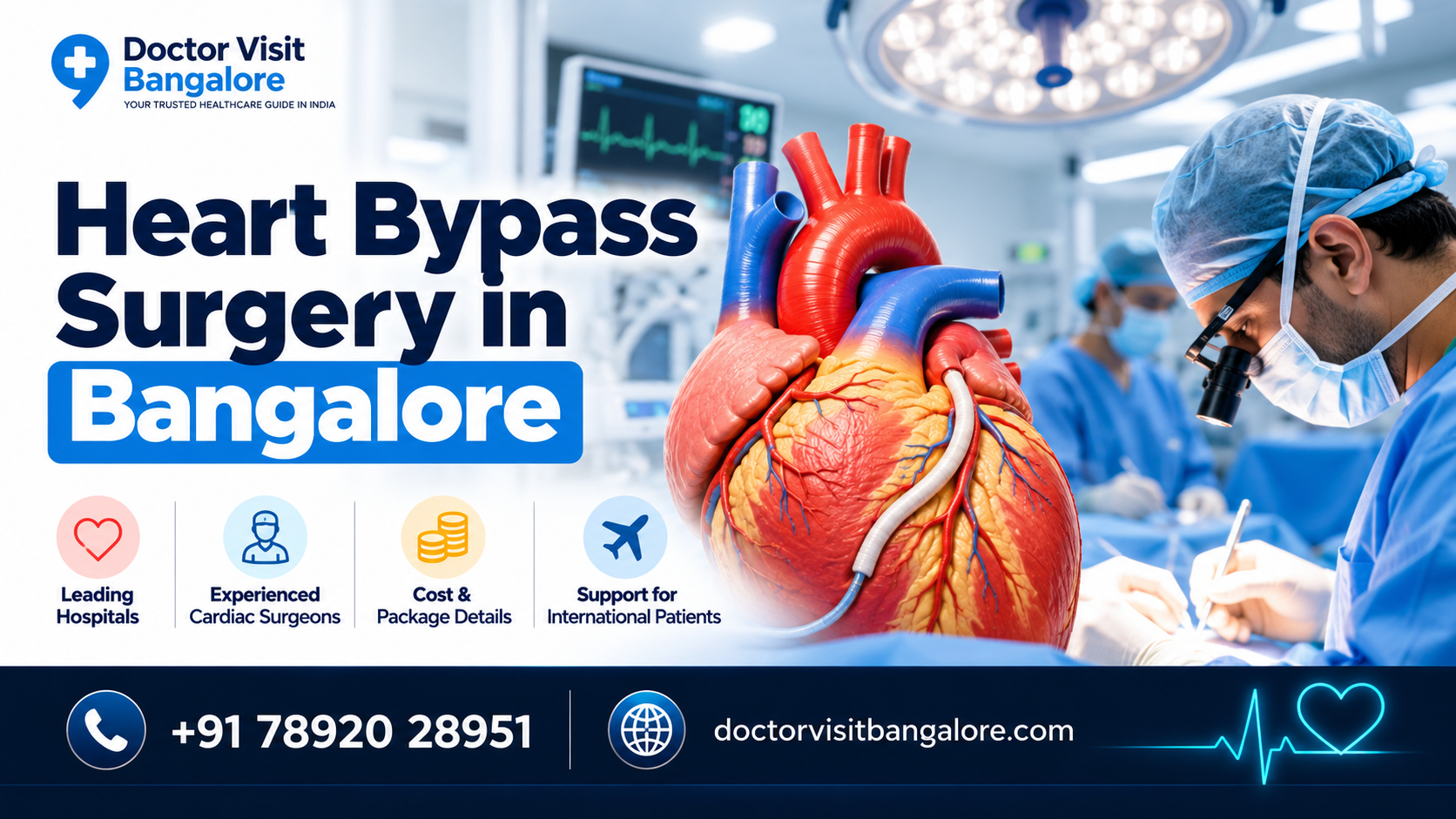 Heart bypass surgery in Bangalore: hospitals, cardiac surgeons and cost guide