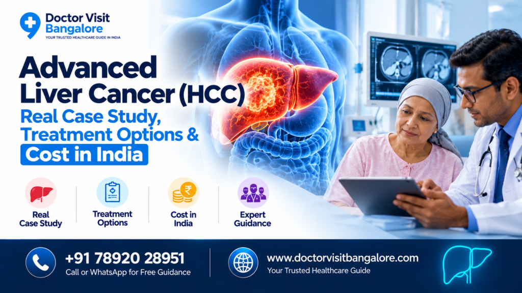 Advanced liver cancer HCC treatment options and cost in India